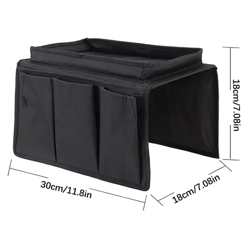 No-Slip Sofa Armrest Organizer with Storage Pockets by Habicare