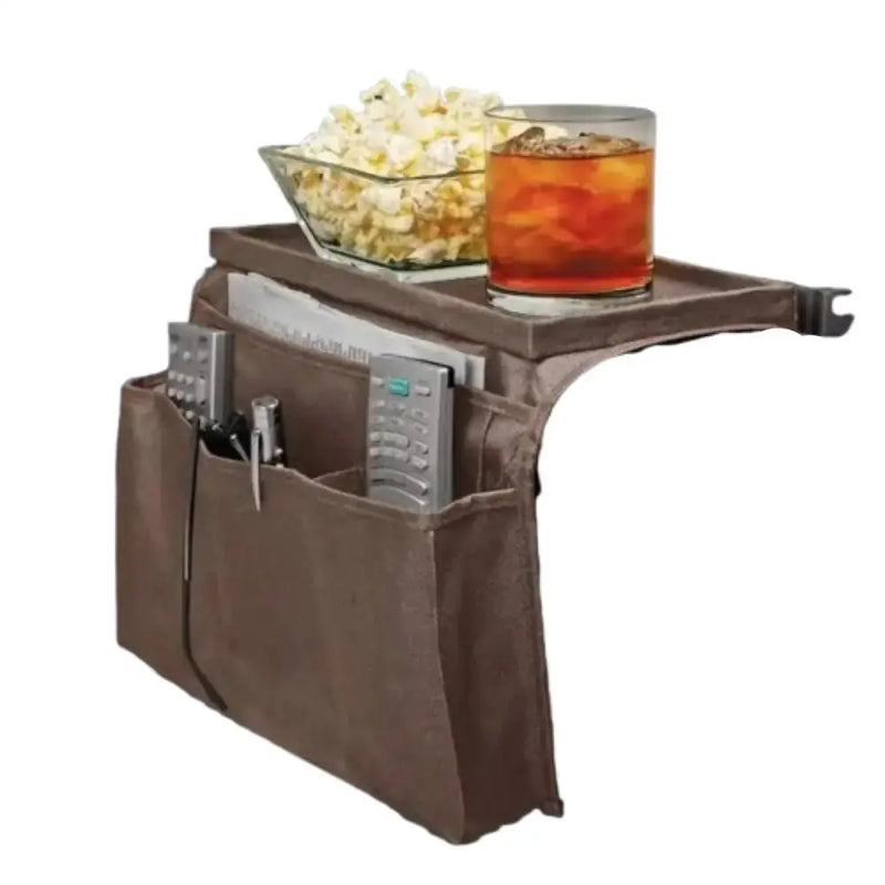 No-Slip Sofa Armrest Organizer with Storage Pockets by Habicare