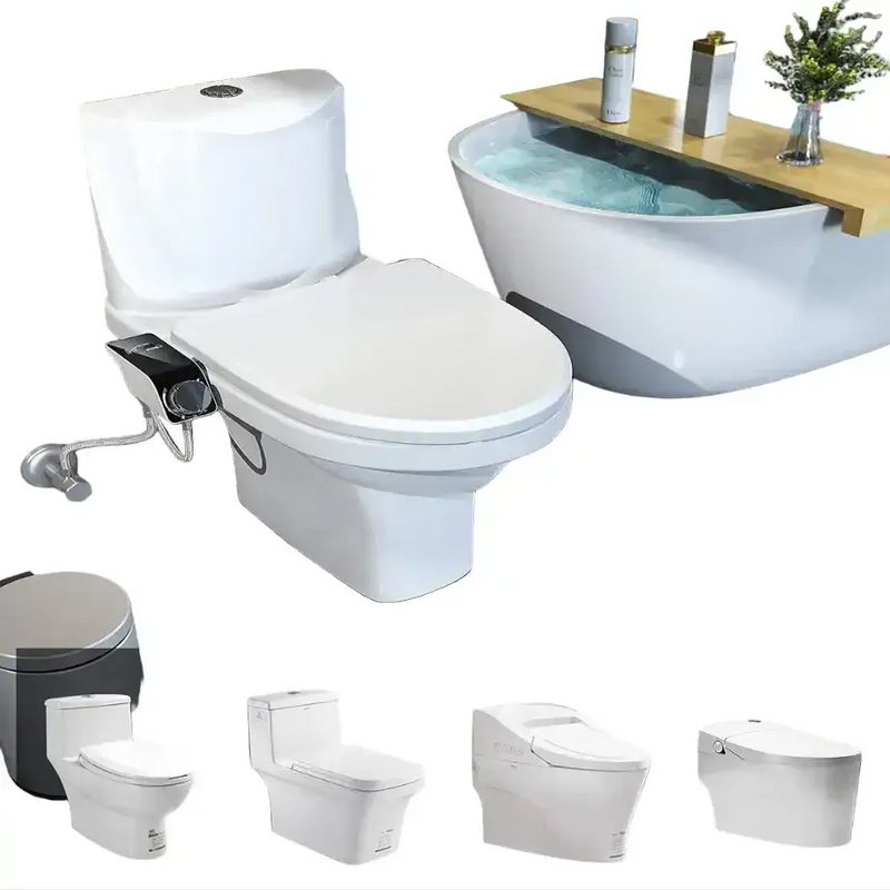 Non-Electric Dual Nozzle Toilet Seat Attachment (different types available) by Habicare