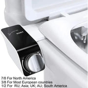 Non-Electric Dual Nozzle Toilet Seat Attachment (different types available) by Habicare