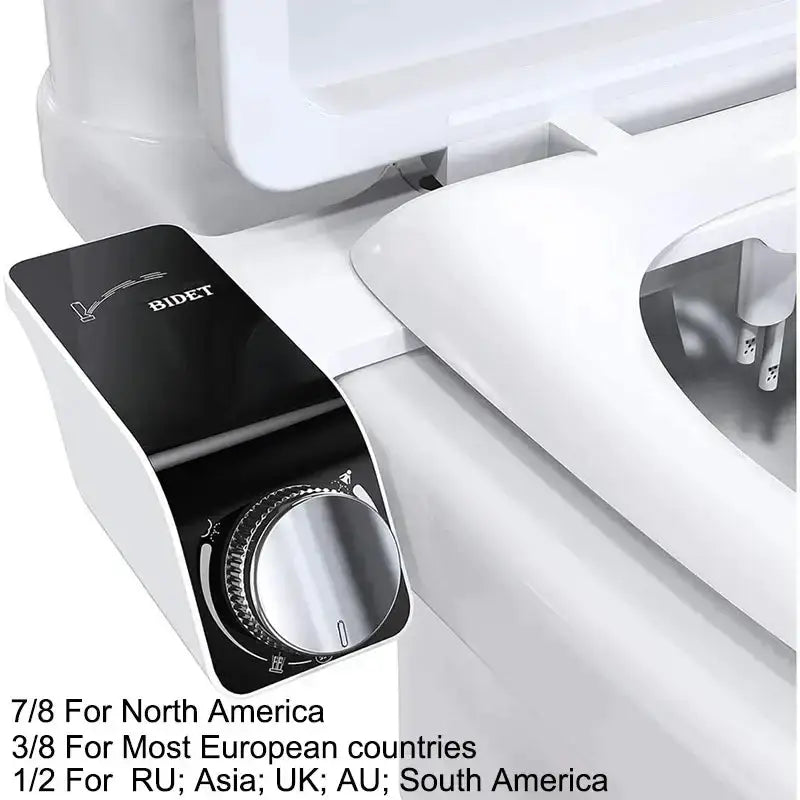 Non-Electric Dual Nozzle Toilet Seat Attachment (different types available) by Habicare