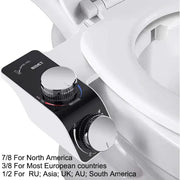 Non-Electric Dual Nozzle Toilet Seat Attachment (different types available) by Habicare