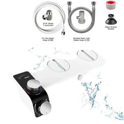 Non-Electric Dual Nozzle Toilet Seat Attachment (different types available) by Habicare