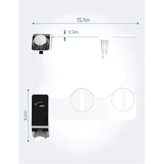 Non-Electric Dual Nozzle Toilet Seat Attachment (different types available) by Habicare