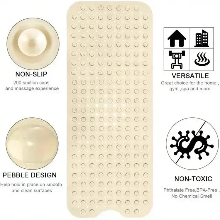 Non-Slip Bathtub & Shower Mat (different colours available) by Habicare