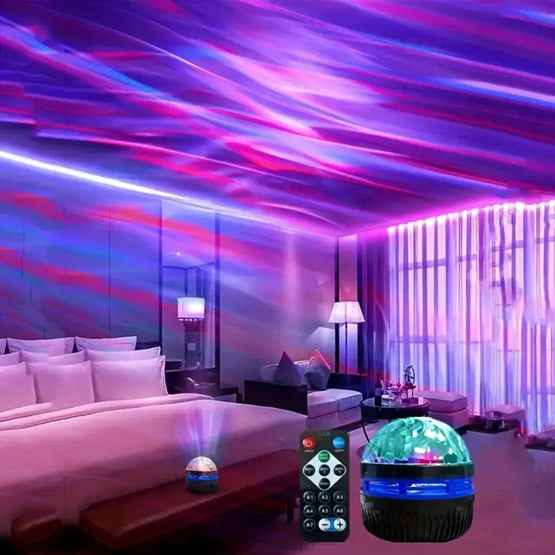 Northern Lights Starry Sky Projector LED Night Light with Remote Control by Habicare