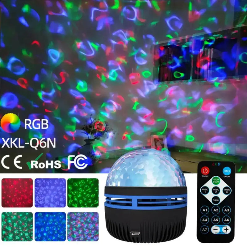 Northern Lights Starry Sky Projector LED Night Light with Remote Control by Habicare