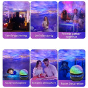 Northern Lights Starry Sky Projector LED Night Light with Remote Control by Habicare