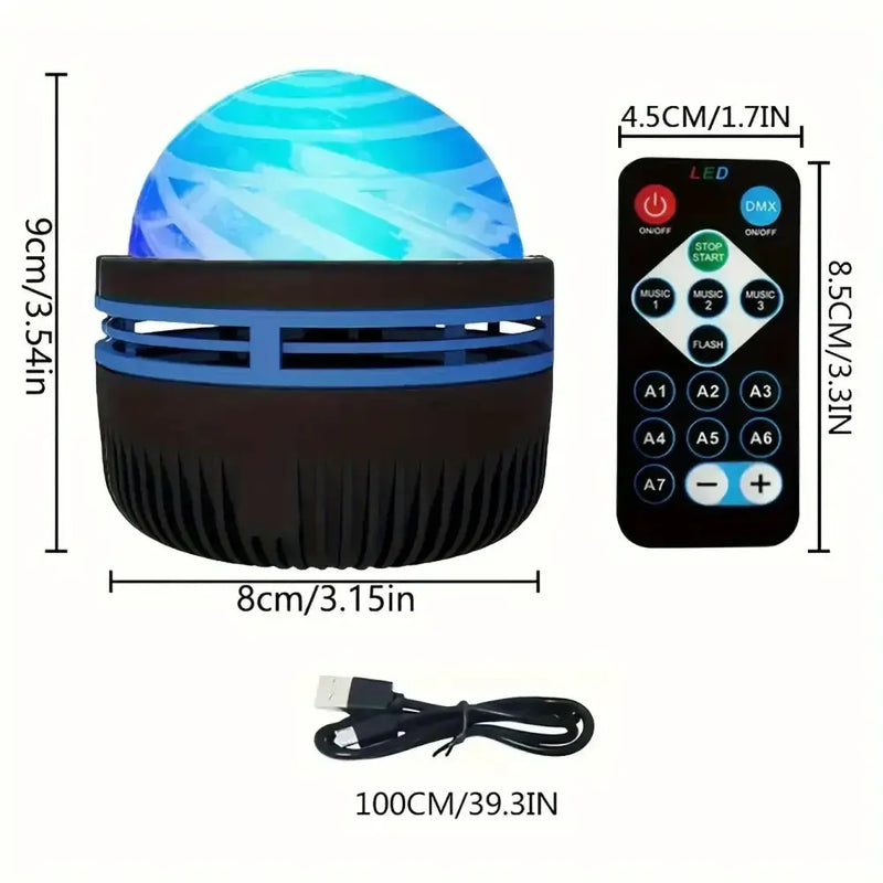 Northern Lights Starry Sky Projector LED Night Light with Remote Control by Habicare