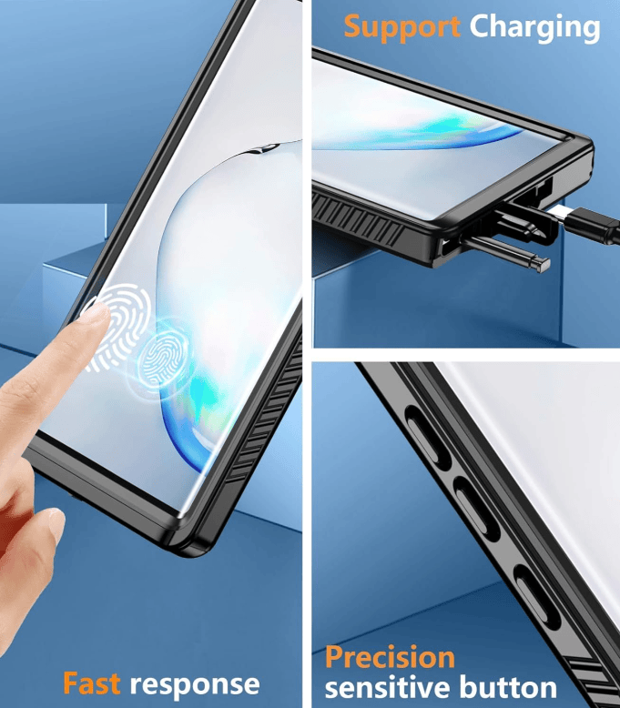 techplus Redpepper Samsung S23 Plus Waterproof Case | Shockproof Full Cover Redpepper S23 Plus Waterproof Case Screen Protector
