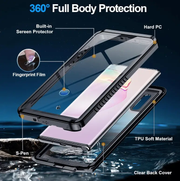 Waterproof & Shockproof Case for Samsung Galaxy Note 10 by techplus
