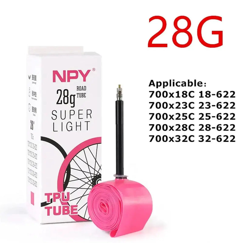 Habicare NPY 28g Ultralight TPU Inner Tube For 700C Road Bikes With Presta Valve NPY 28g Ultralight TPU Inner Tube for 700C Road Bikes