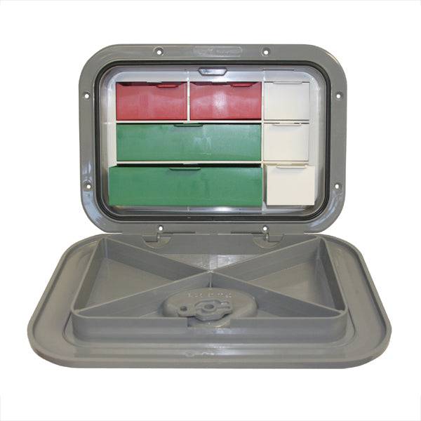 Tackle Box Locker - Grey - Action Outdoors Kiwi