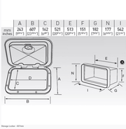 Nuova Rade Storage Locker Nuova Rade Storage Locker - 607mm