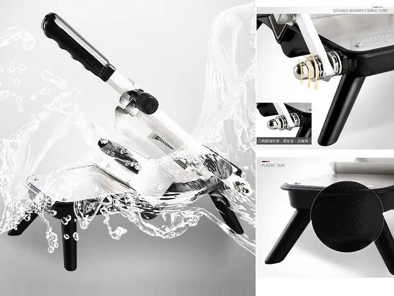 Meat Slicer Cutter Machine Manual Beef Cheese Ham Salami Roll Metal - ST209 by dealonline.co.nz