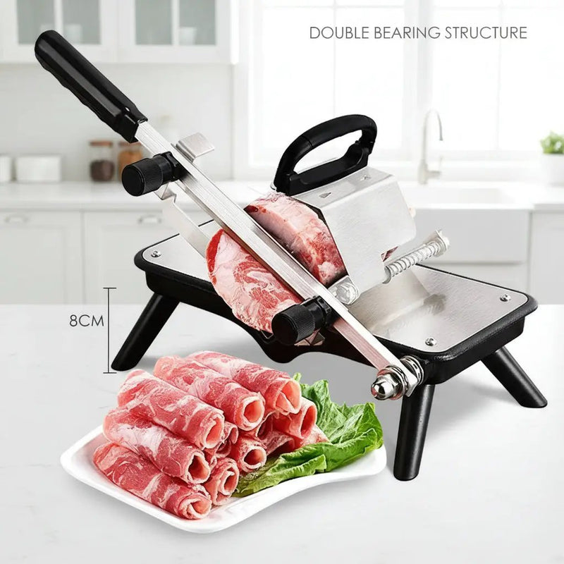 Meat Slicer Cutter Machine Manual Beef Cheese Ham Salami Roll Metal - ST209 by dealonline.co.nz