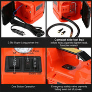 5Ton 12V Car Electric Hydraulic Floor Jack Lift + Impact Wrench Kit Box 3 in 1 by salelink.co.nz