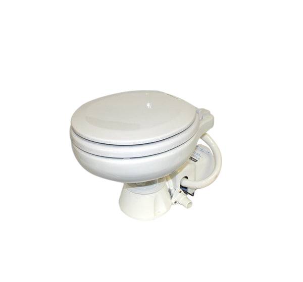 Ocean Tech Electric toilet with Space Saver Soft Close - Action Outdoors Kiwi