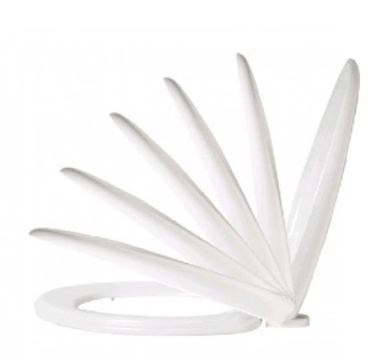 Deluxe Electric Toilet 12v - Soft Close featuring a unique toilet seat design with a large bowl for comfort.