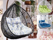 Cushion Pad Seat Set High Quality For Double Hanging Basket Chair by dealonline.co.nz