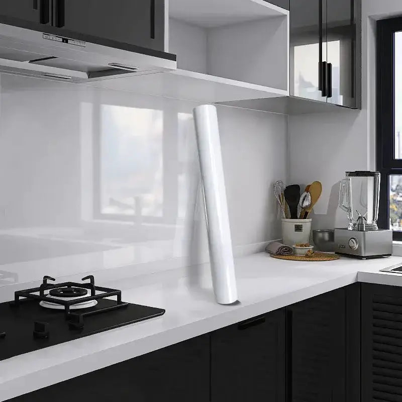Oil-Proof Kitchen Wall Self-Adhesive Tiles – Transparent (5 different sizes available) by Habicare
