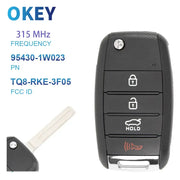 Habicare Kia Forte 2017 2018 Remote Key Fob 315 433 MHz TQ8 RKE 3F05 OSLOKA OKA875T Kia Forte 2017 2018 Remote Key Fob 315 433 MHz