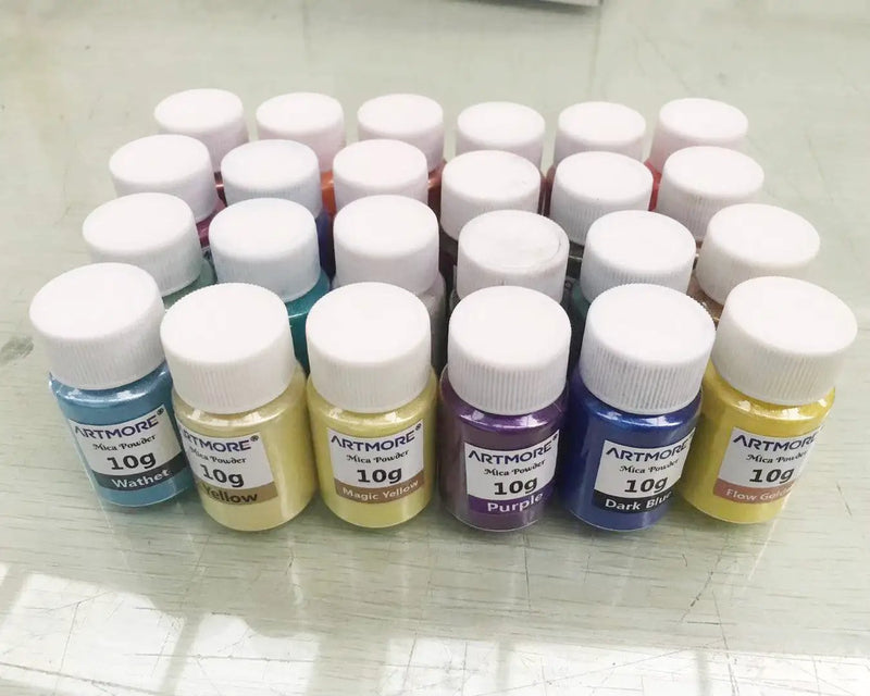 Mica Powder / Pearlescent Color Pigments for Epoxy Resin- 10g each by Resin Art NZ