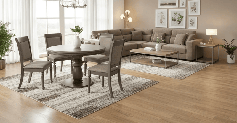 BroDeals Dining Suite Brooklyn Dining Suite - Bright Grey Brooklyn Dining Suite - Bright Grey