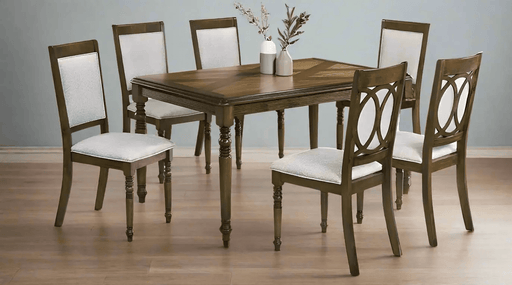 BroDeals Dining Suite Monique Dining Table - Rustic Brown Monique Dining Table - Rustic Brown