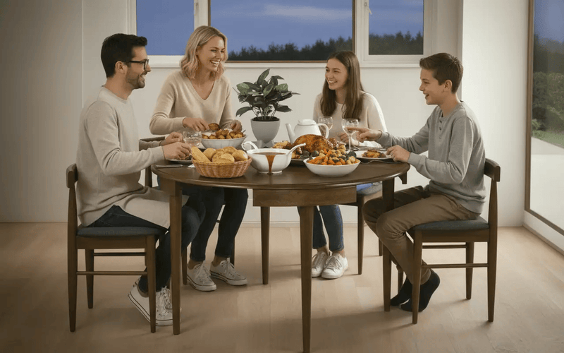 BroDeals Dining Suite Pauley Dining Table - Brown Pauley Dining Table - Brown