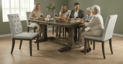 BroDeals Dining Suite Warsaw Dining Suite - Rustic Brown Warsaw Dining Suite - Rustic Brown