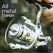 All-Metal Fishing Reel - Professional Spinning Reel for Sea Fishing & Casting by Mead's Supply & Equipment Outfitters limited