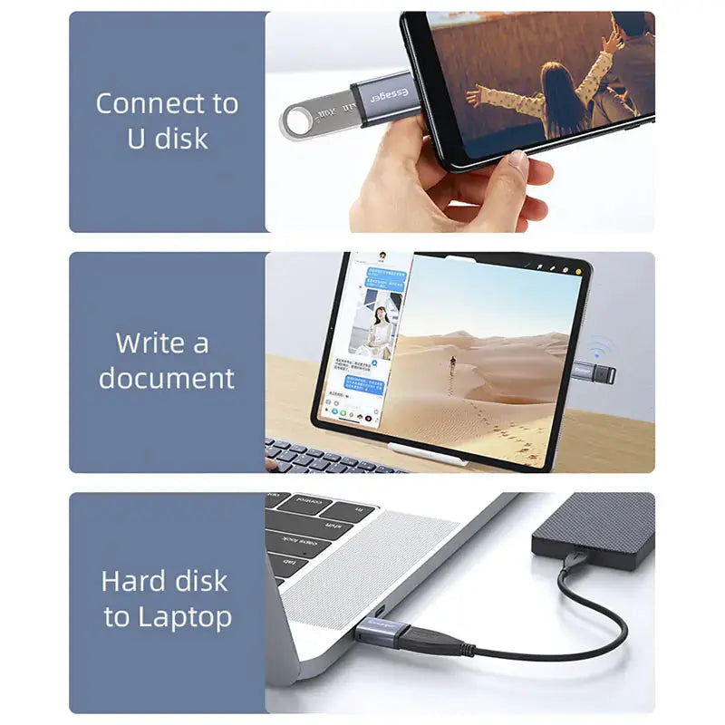 USB 3.0 Type-C OTG Adapter - Multi-Device Connectivity by Mead's Supply & Equipment Outfitters limited