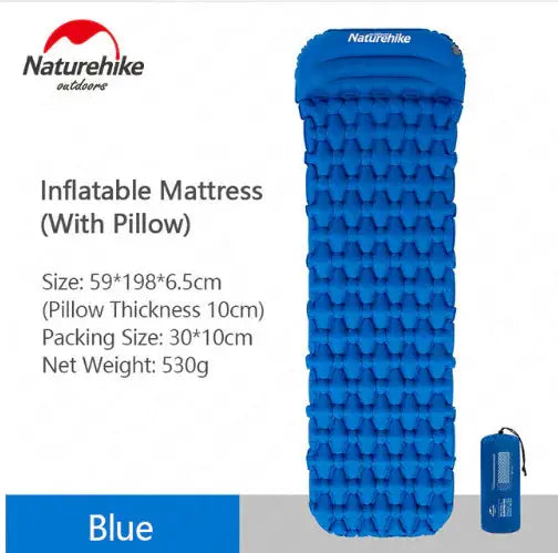 Outdoor Inflatable Mattress - Moisture-Proof Camping Tent Sleep Pad with Pillow Options | 1P & 2P by Mead's Supply & Equipment Outfitters limited