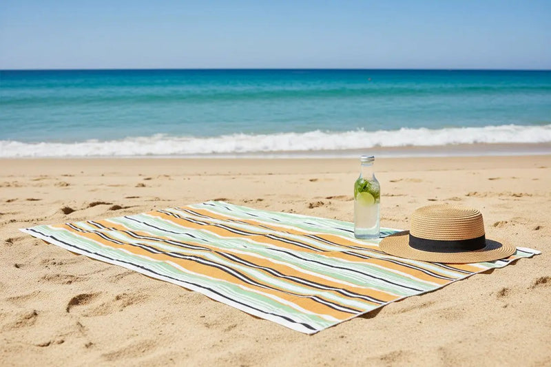 Frankly Cotton Quick Dry Sandless Beach Towels 6 Colour Options 100x180cm by Nest & Stem Homewares