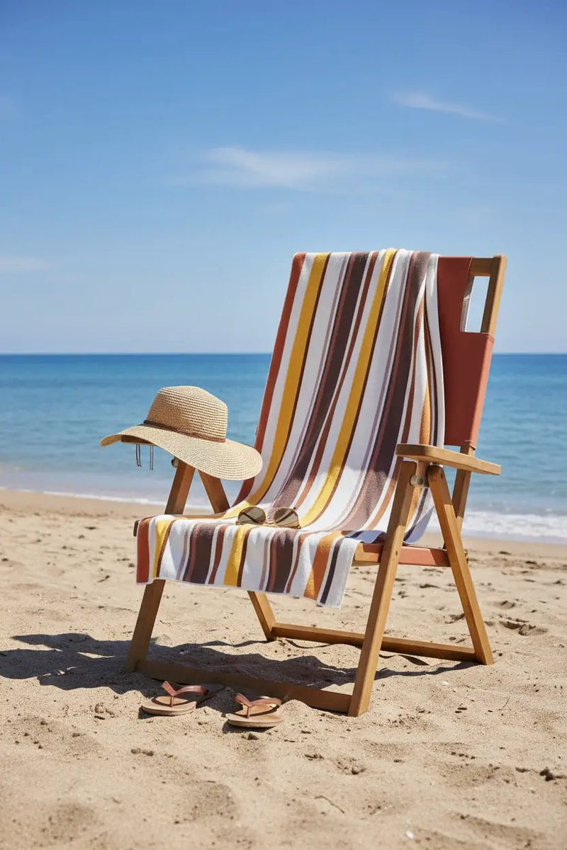 Frankly Cotton Quick Dry Sandless Beach Towels 6 Colour Options 100x180cm by Nest & Stem Homewares
