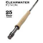 Orvis Rod Clearwater Salt Fly 9094 with 9' length and 7 wt, featuring a durable grip and 25-year guarantee