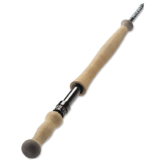 Orvis Rod Clearwater Spey 11444 close-up of the handle and reel seat showcasing its craftsmanship and design.