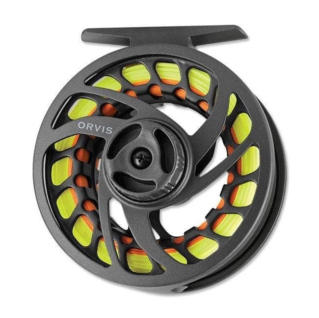 Orvis Reel Clearwater LA II Fly 4-6 Grey showing sleek design and vibrant colors for optimal performance.