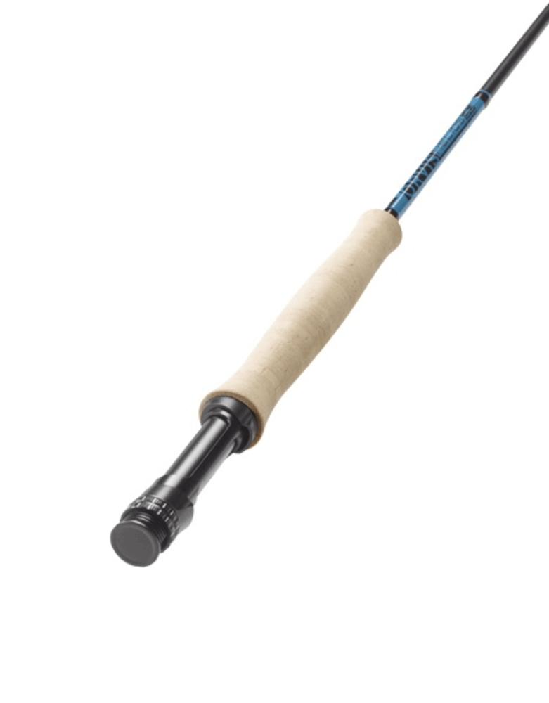 Orvis Rod Helios 3D Fly 9064 Blue handle design showcasing ergonomic grip and precision engineering.