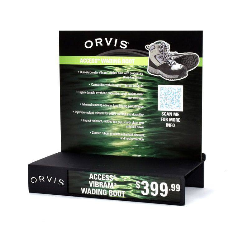 Orvis Merchandiser – Wading Shoe Shelf - Action Outdoors Kiwi