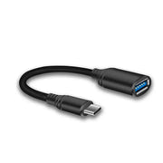 techplus OTG Type-C USB 3.1 Male to USB 3.0 Female Adapter Cable OTG Type-C USB 3.1 Male to USB 3.0 Female | Action Outdoors NZ