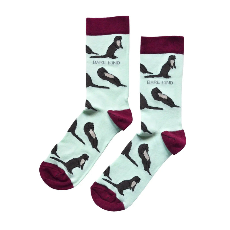 Barekind NZ Socks Save the Otters Bamboo Socks Save the Otters Bamboo Socks