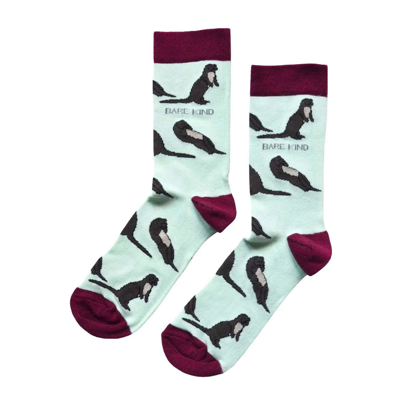 Save the Otters Bamboo Socks by Barekind NZ