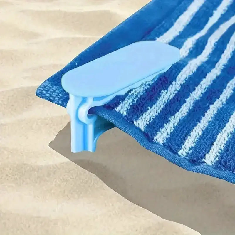 Outdoor Beach & Picnic Mat Towel Holder – Windproof Camping Tool (4pcs) by Habicare