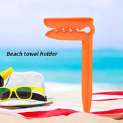 Outdoor Beach & Picnic Mat Towel Holder – Windproof Camping Tool (4pcs) by Habicare