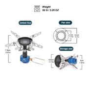 Outdoor Camping Gas Burner by Habicare