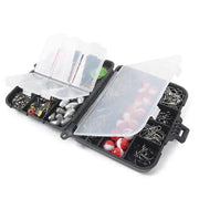 Outdoor Fishing Accessories Set with Tackle Box (263pcs) by Habicare