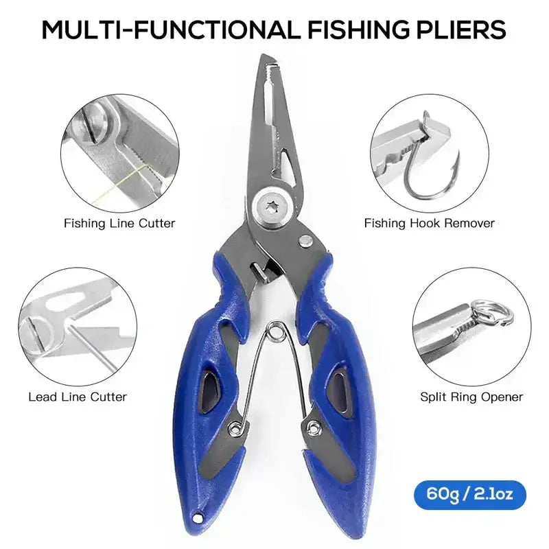 Outdoor Fishing Accessories Set with Tackle Box (263pcs) by Habicare