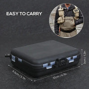 Outdoor Fishing Accessories Set with Tackle Box (263pcs) by Habicare